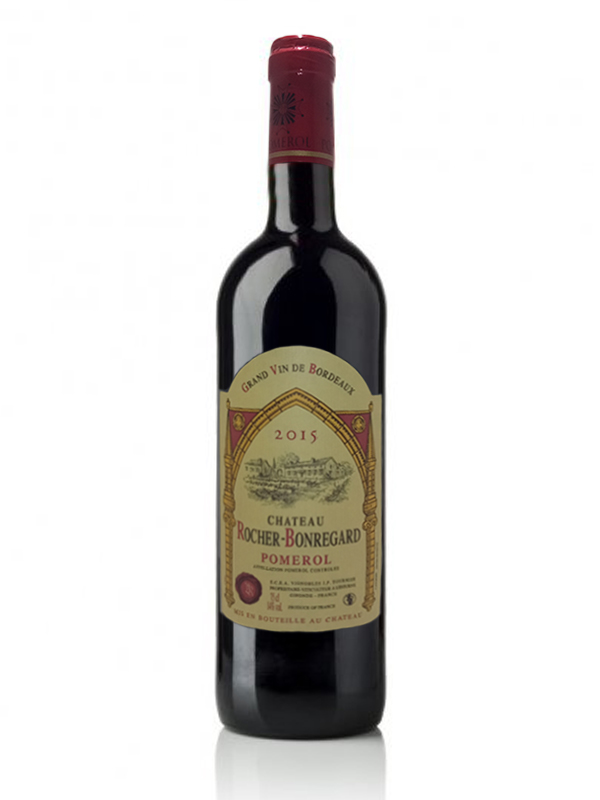 cuvée 2015 vin AOC Bordeaux Pomerol château Rocher Bonregard