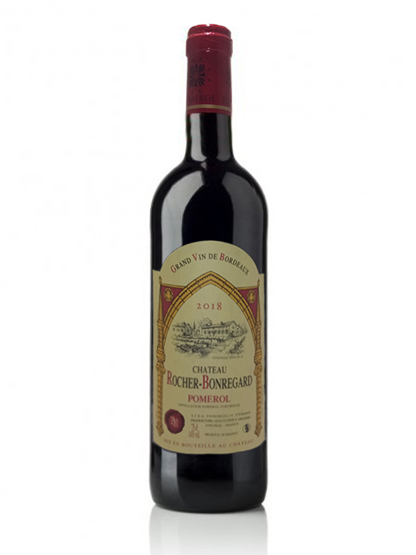 cuvée 2018 vin AOC Bordeaux Pomerol château Rocher Bonregard