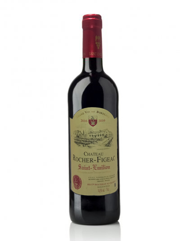 cuvée Saint-Émilion 2016 vin AOC Bordeaux château Rocher Figeac
